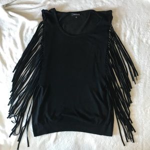 Trouve fringe tank top